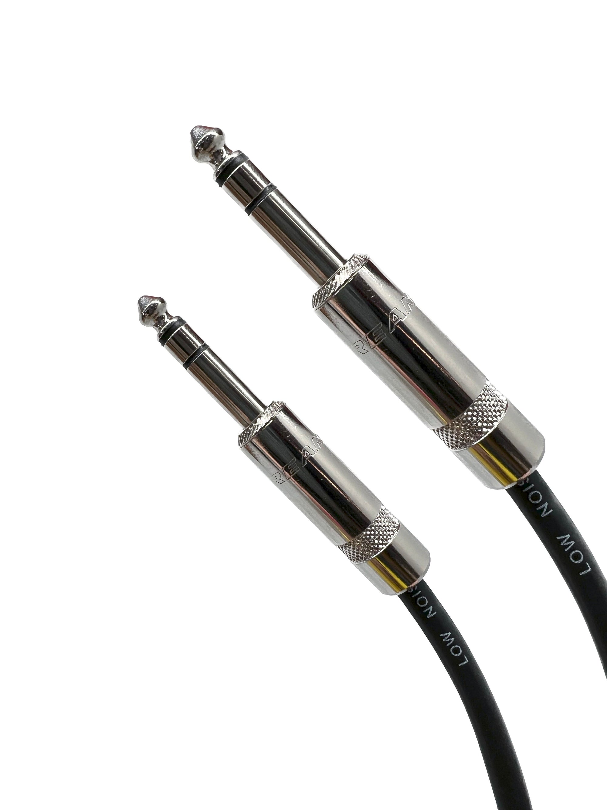 Pro Audio 1/4 inch TRS to 1/4 inch TRS Balanced Cable with Rean NYS228 ...