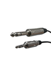 3.5mm Stereo to 1/4 inch TRS Stereo Cable Balanced Installation Grade