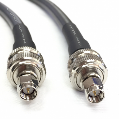 1 Foot SMA Male to SMA Male Times Microwave LMR-400 Cable