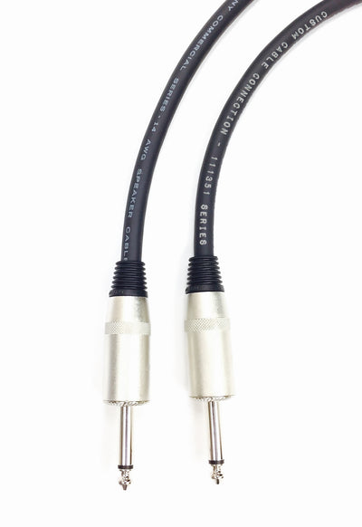 1/4" to 1/4" Speaker Cable 14 AWG 2 Conductor