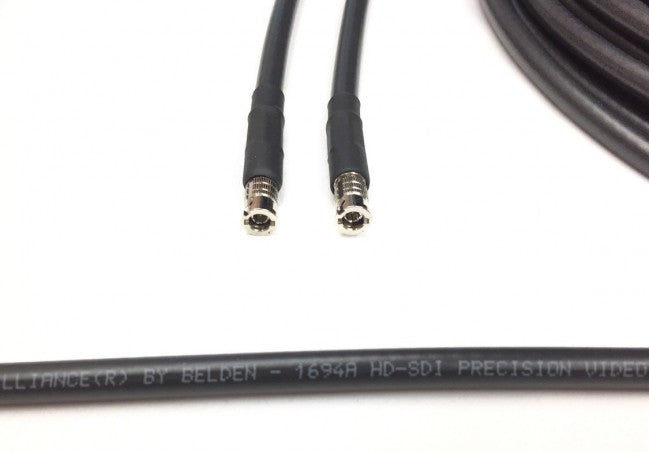 High Density BNC Male to Male HD-SDI Cable with Belden 1694A- 6 Foot