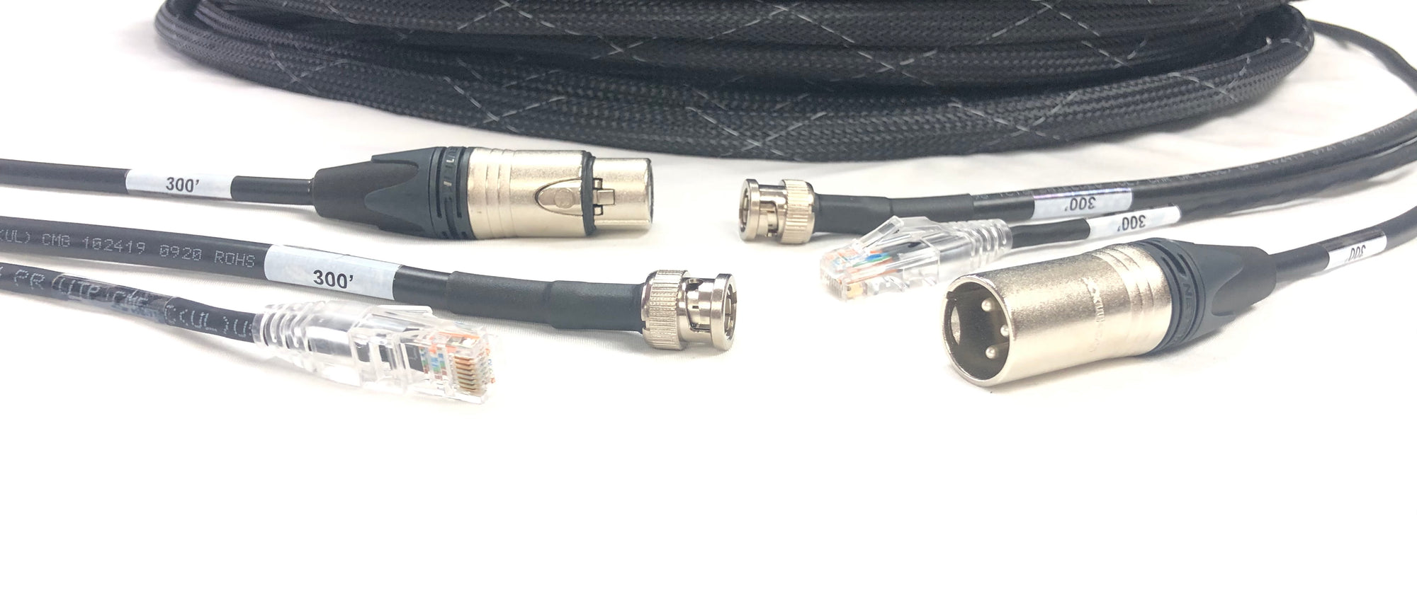Snake Cable HD-SDI BNC, XLR, CAT5E all in one Jacket