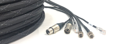 Snake Cable HD-SDI BNC, XLR, CAT5E all in one Jacket