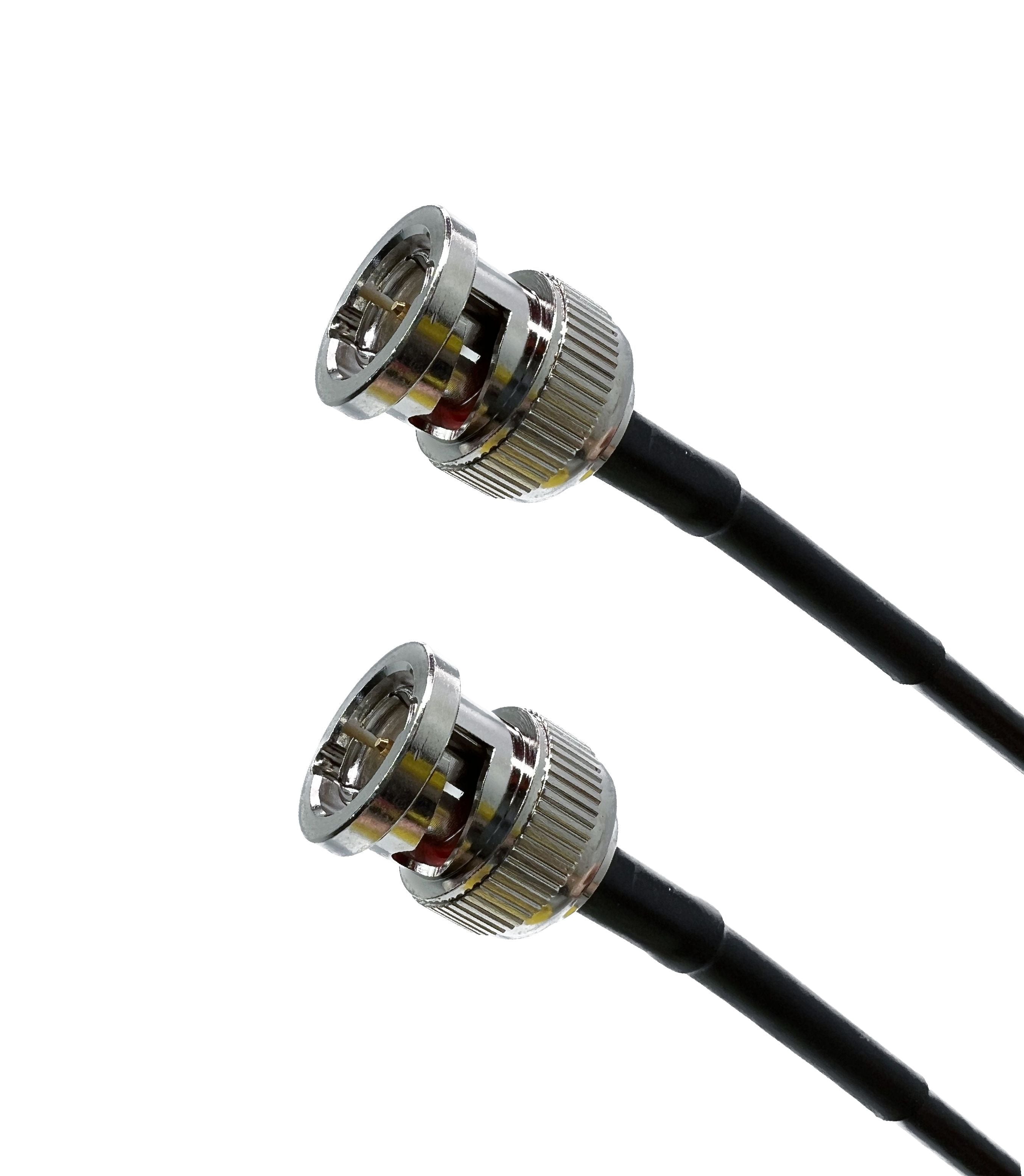 12G Rated HD-SDI BNC Cable with Belden 4855R Mini RG59 - 23 AWG