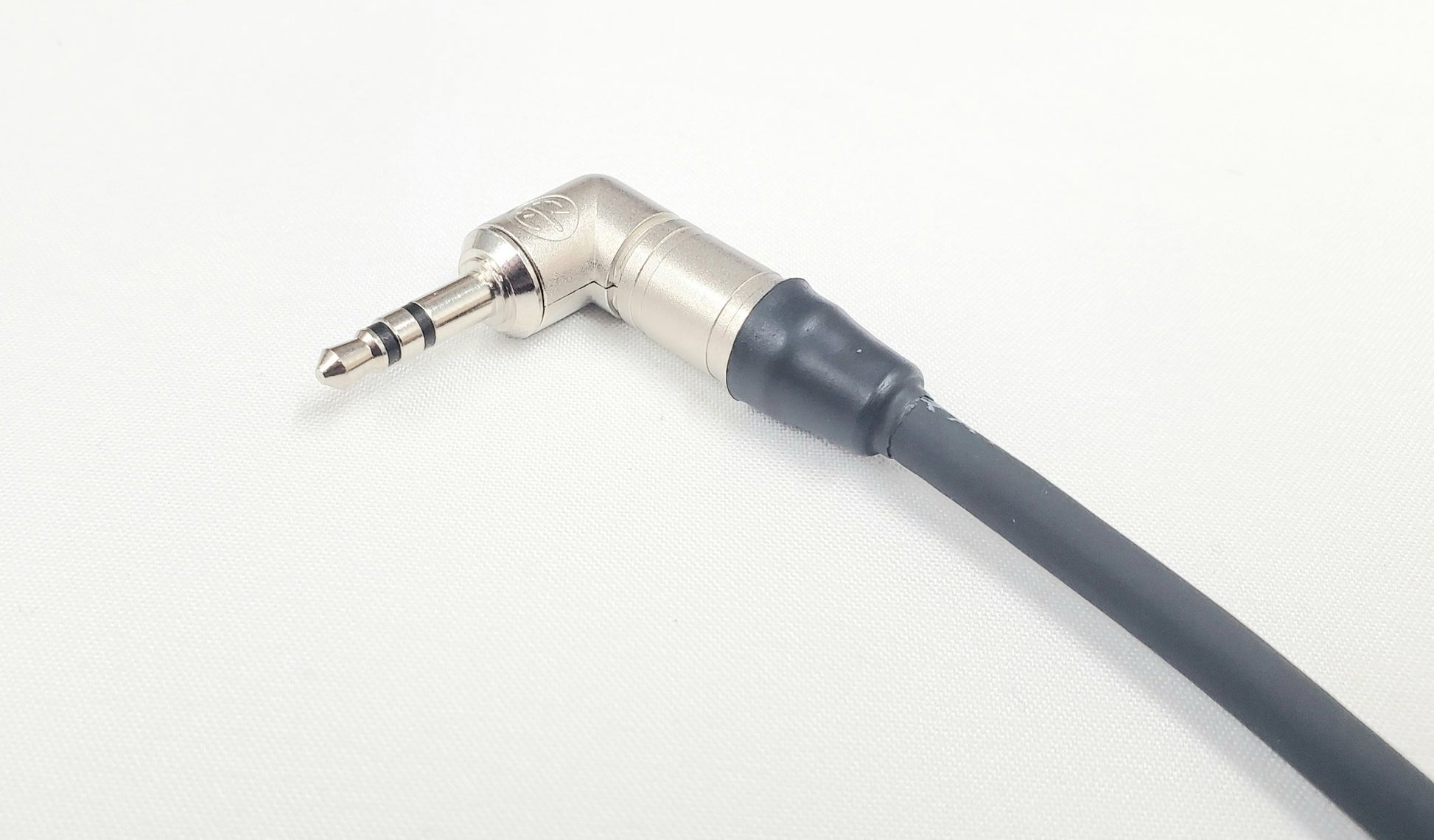 3.5mm Right Angle to 1/4" TRS Right Angle Stereo Audio Cable