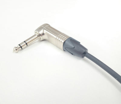 3.5mm Right Angle to 1/4" TRS Right Angle Stereo Audio Cable