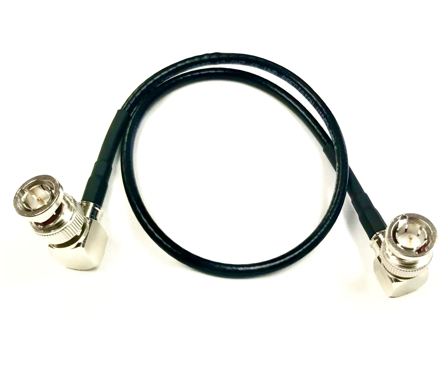 BNC Right Angle Male to BNC Right Angle Male HD-SDI 12G 4855R Belden Video Cable