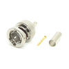 BNC Crimp Connector for Belden 4855R - 12 GHz - 75 Ohm