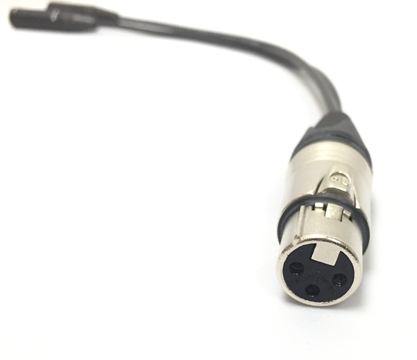 XLR 3 Pin Female to Two Male Mini XLR 3 Pin Y-Cable