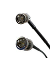 BNC Right Angle Male to BNC Straight Male HD-SDI 12G 4855R Belden Video Cable