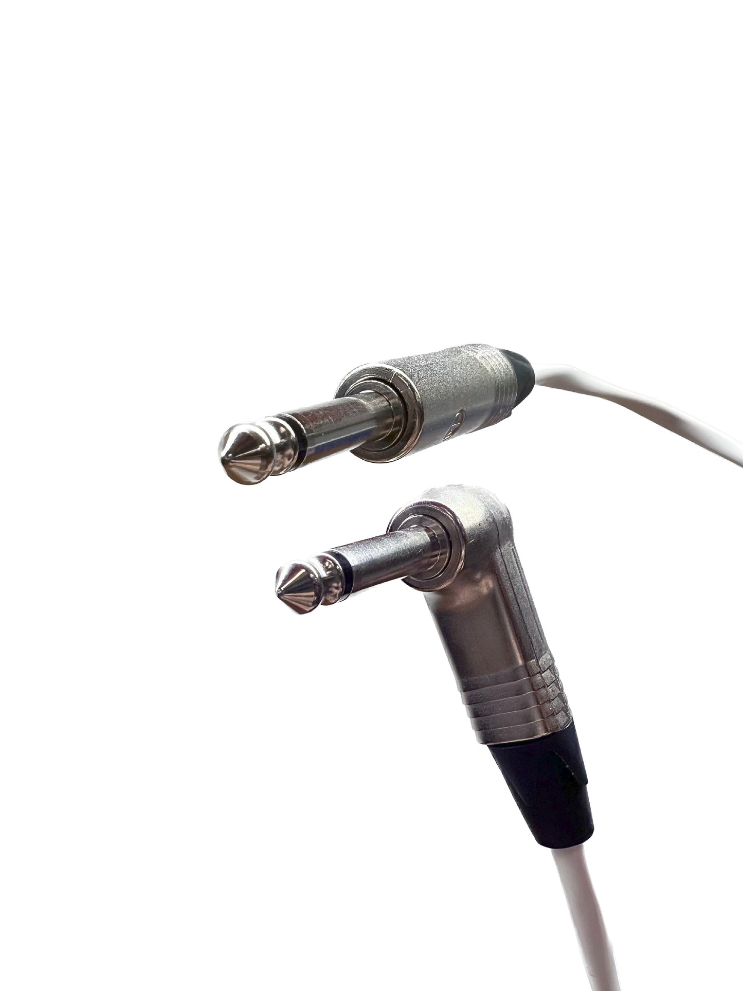 1/4" TS Right Angle to Straight Plenum Speaker Cable 14 AWG