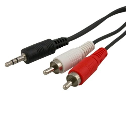 Connexion Audio Jack 3.5 male Stereo- 2x RCA male