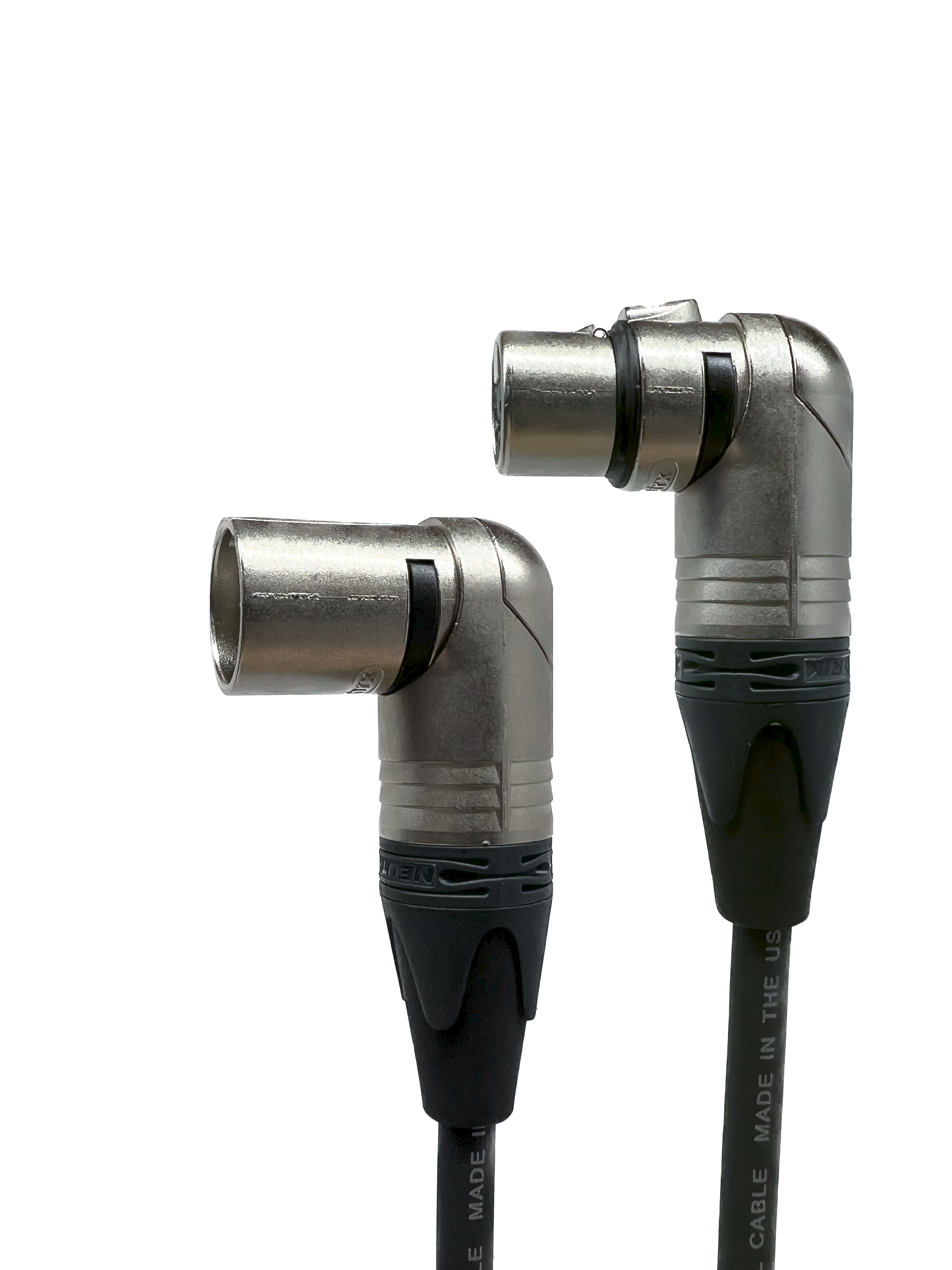 5-Pin XLR Right Angle to Right Angle DMX AES/EBU Digital Audio/Data Mi ...