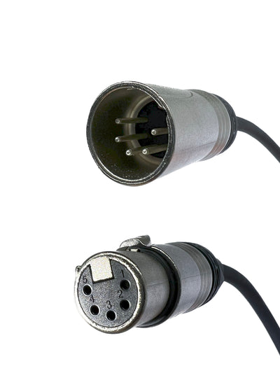 5-Pin XLR DMX AES/EBU Digital Audio/Data Mic Cables with Neutrik Connectors