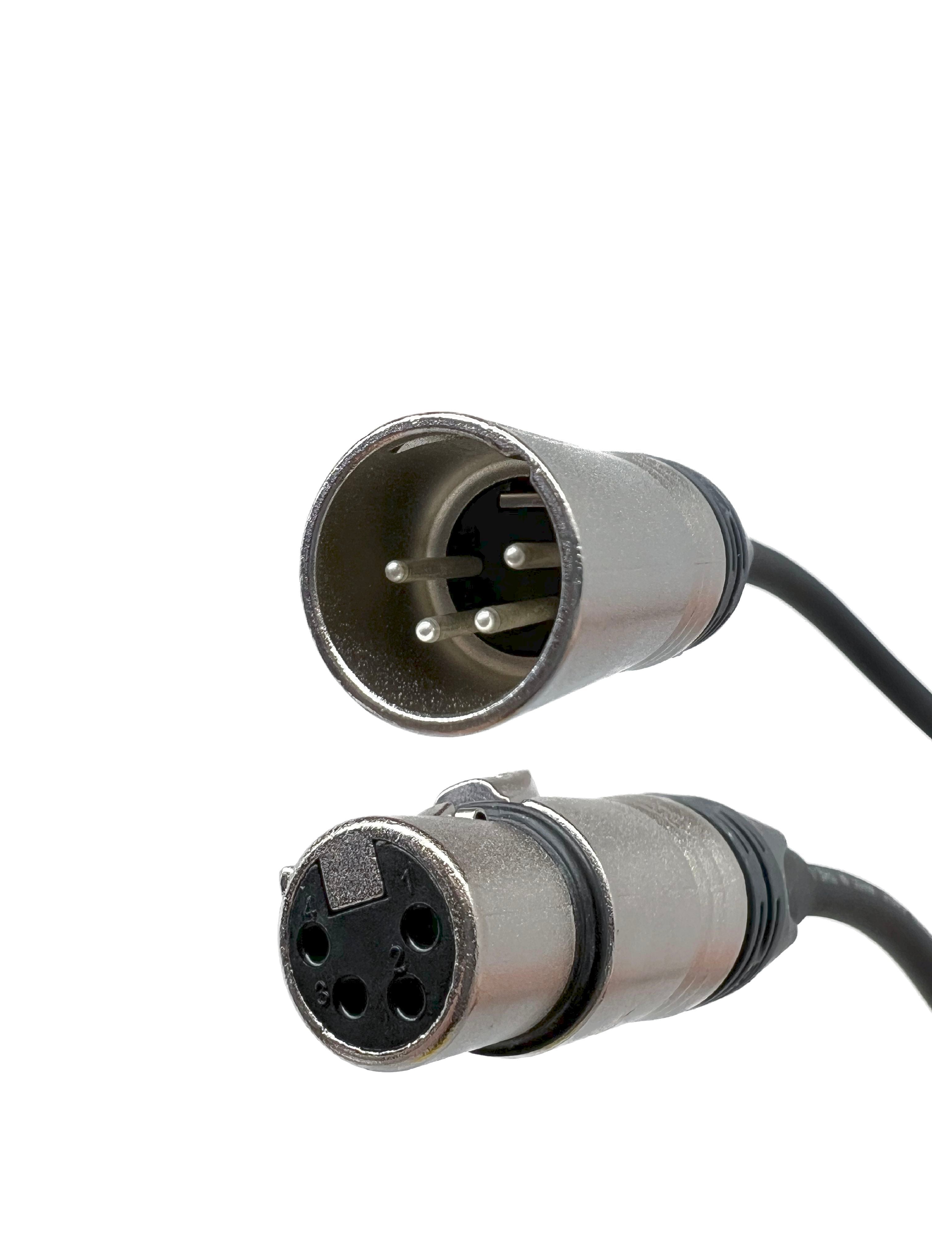 4-Pin XLR DMX AES/EBU Data Cables - Male to Female – Custom Cable