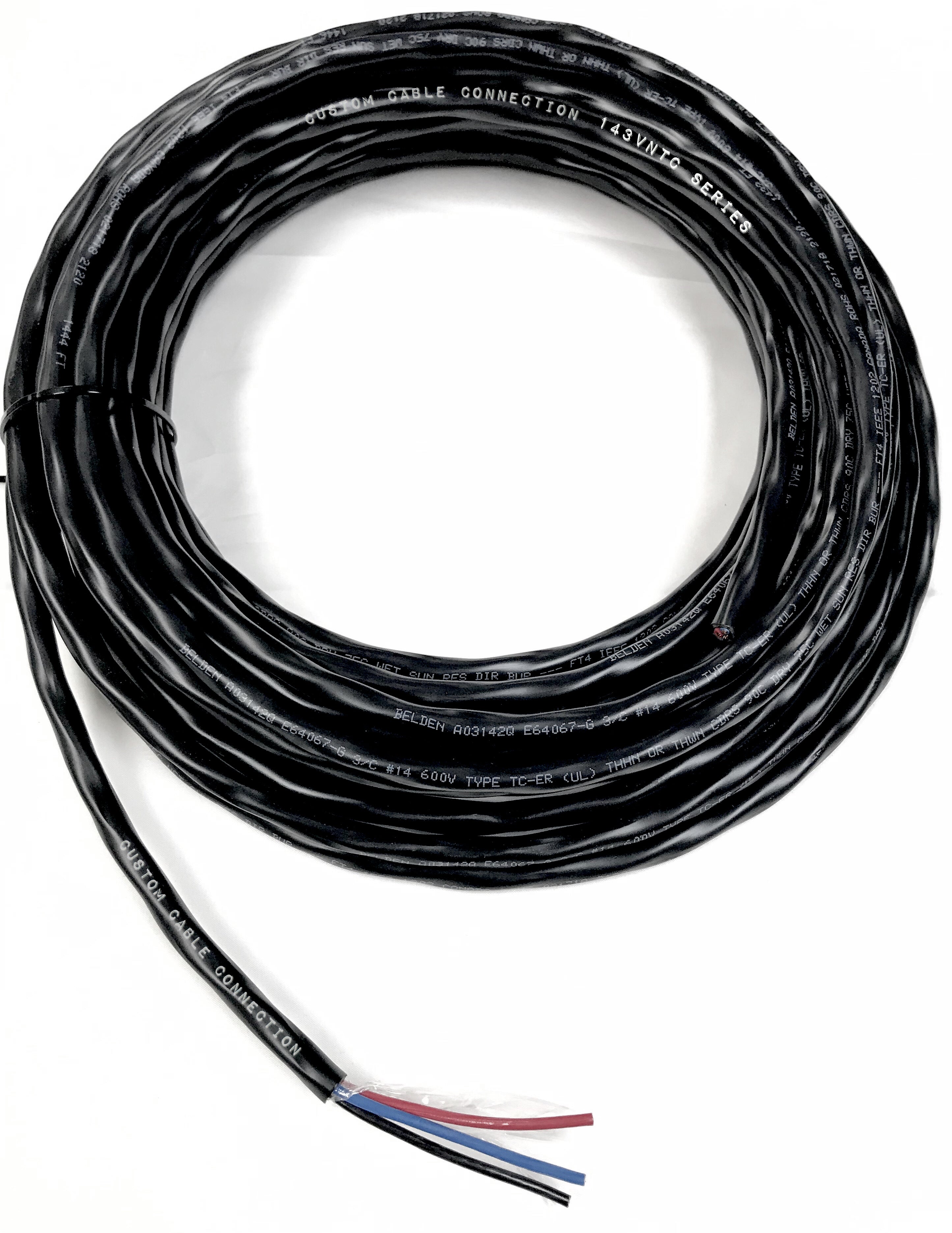 14 AWG - 3 Conductor - 600V- Stranded Conductor - Unshielded 14 AWG - 3 Conductor - 600V- Stranded Conductor - Unshielded