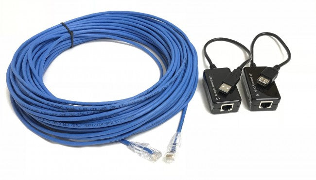 USB 2.0 A/A Extension Kit Over Plenum Cat5e Cable Included – Custom ...