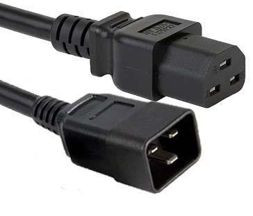 8 Foot Heavy Duty 12 AWG Power Cord (C20 to C21) 20 AMP