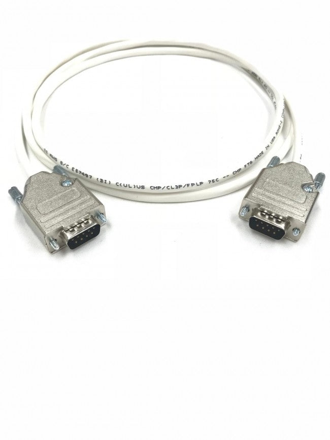 DB9 Male to Male 22 AWG Plenum Jacket Serial Data Installation Cable ...