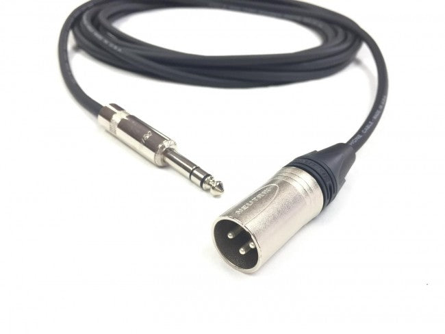 75 Foot XLR Male to 1/8 Inch (3.5mm) Male UNBALANCED audio Cable 24 AWG by  Custom Cable