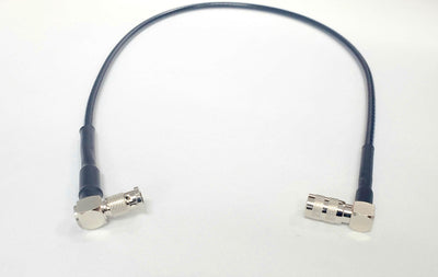 HDBNC (Micro BNC) Right Angle to Din 1.0/2.3 Right Angle 4855R 12G Cables