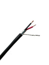 22 AWG 2 Conductor Stranded Shielded Plenum Cable (100ft, 500ft, 1000ft)