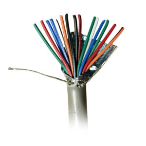 24 AWG 15 Conductor Shielded Cable PVC Jacket - Sold Per Foot