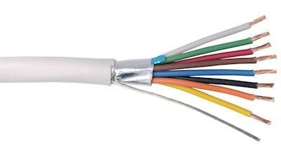 22 AWG 8 Conductor Stranded Shielded Plenum Cable 500ft Spool