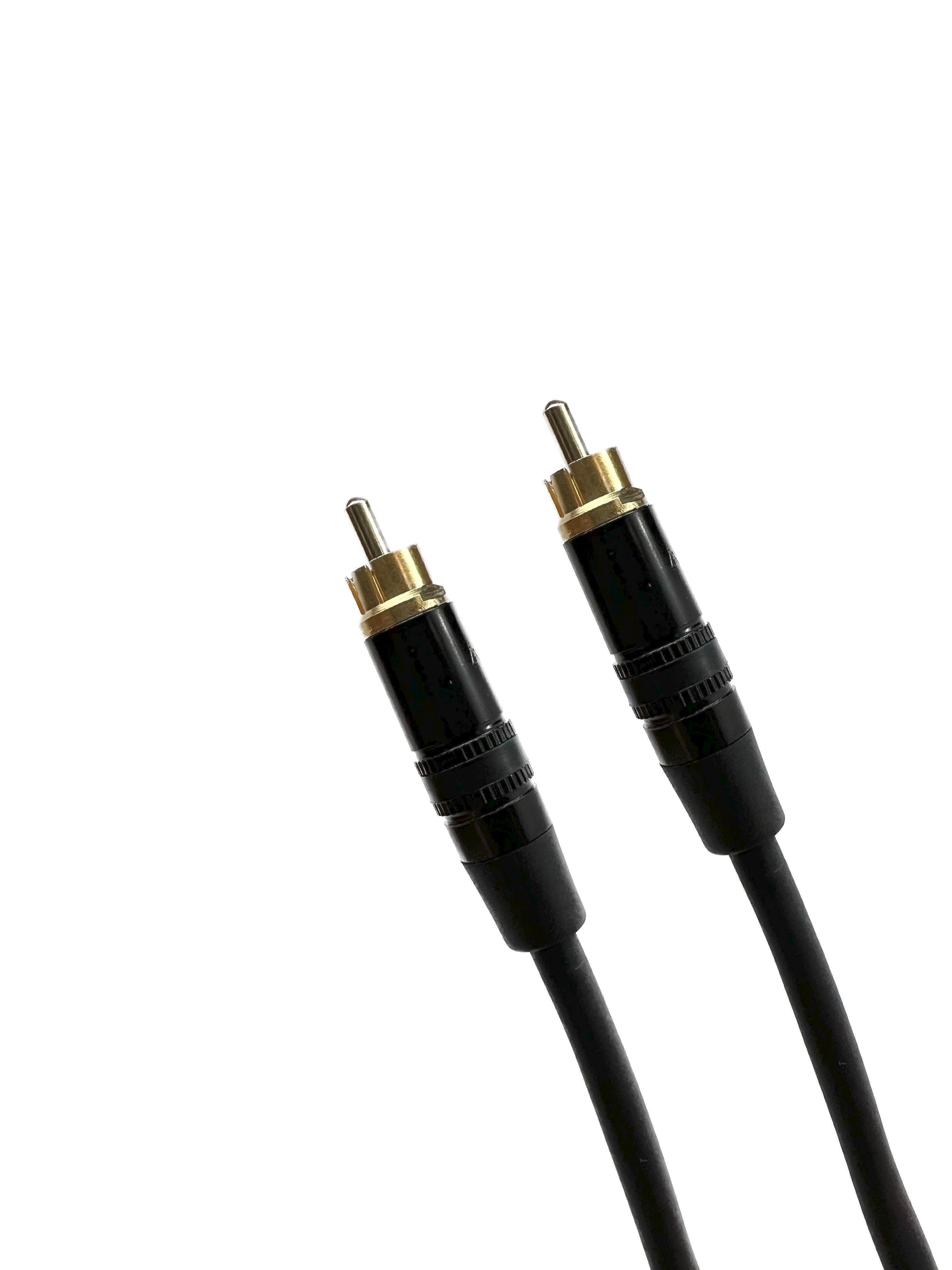 RCA フェーダー VolconRed RCA Composite Coaxial Video Cable RG59 Black 75 Ohm – Custom Cable