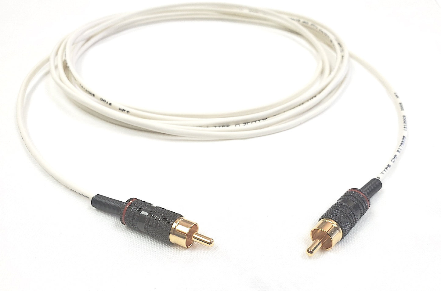 Single RCA Audio Cable Male to Male Installation Grade Plenum Jacket