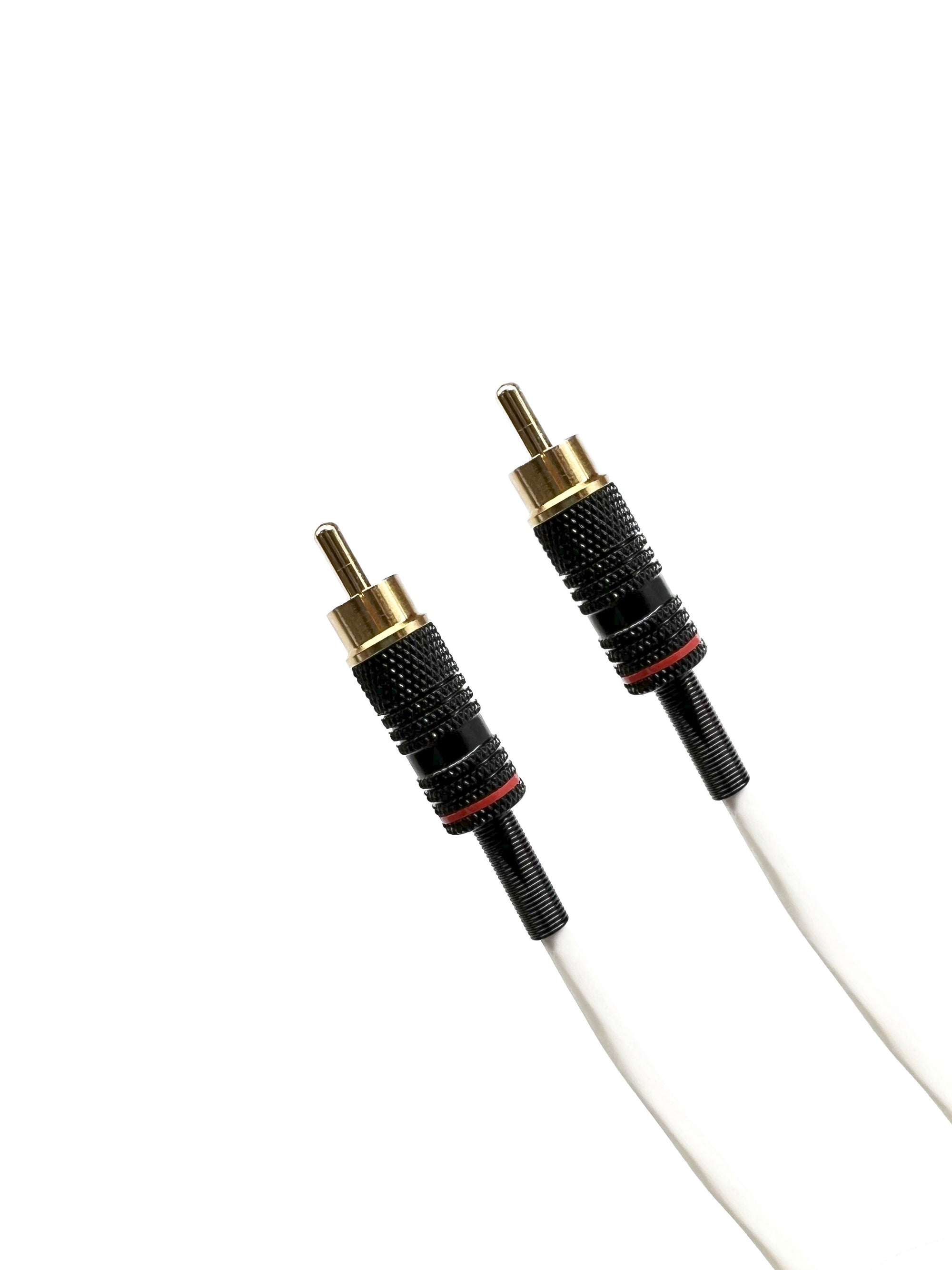 Single RCA Audio Cable Male to Male Installation Grade Plenum Jacket