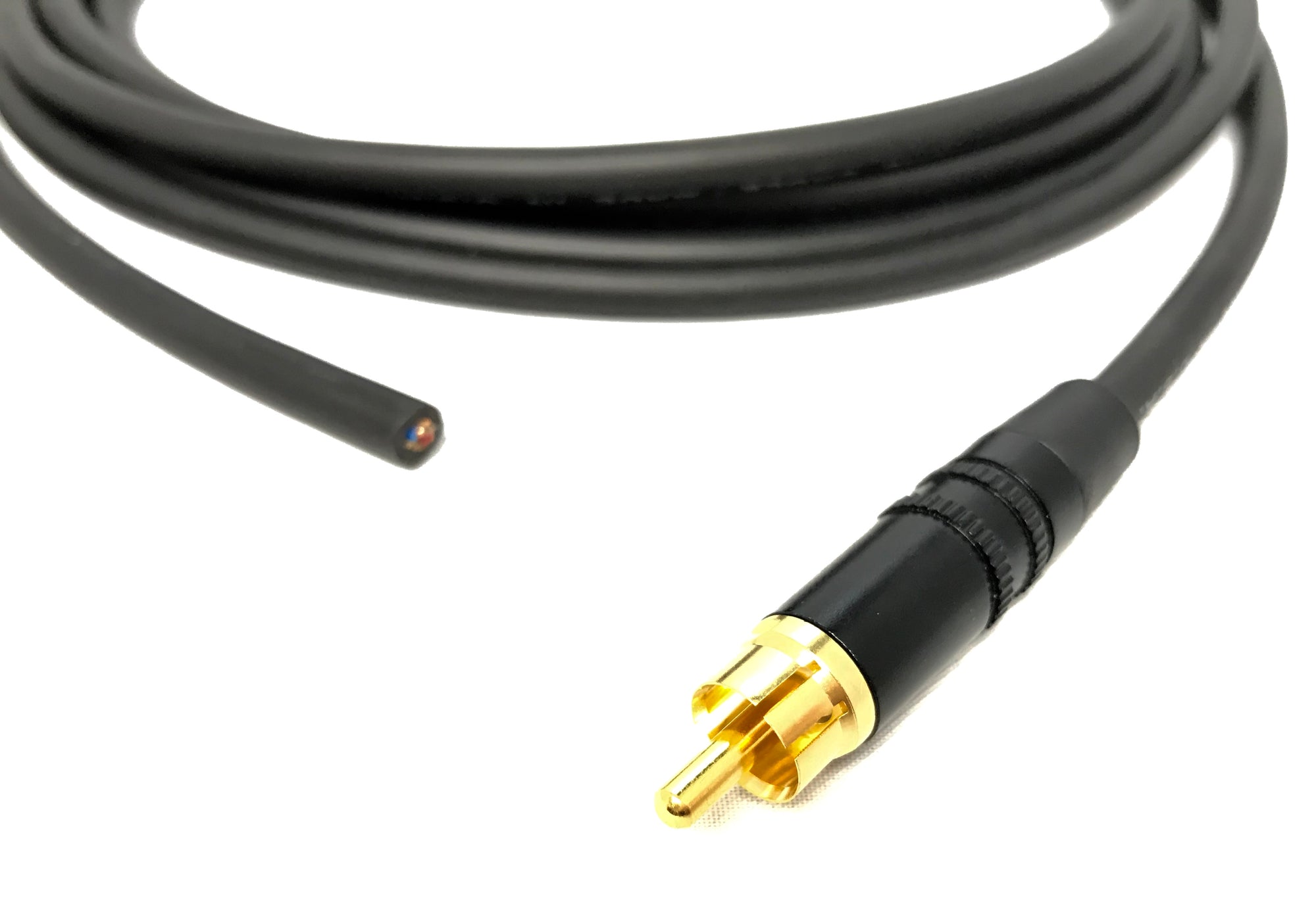 3ft Pro Audio RCA Male to Blunt 24 AWG Cable