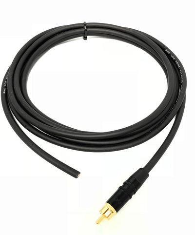 Pro Audio RCA Male to Blunt 24 AWG Cables