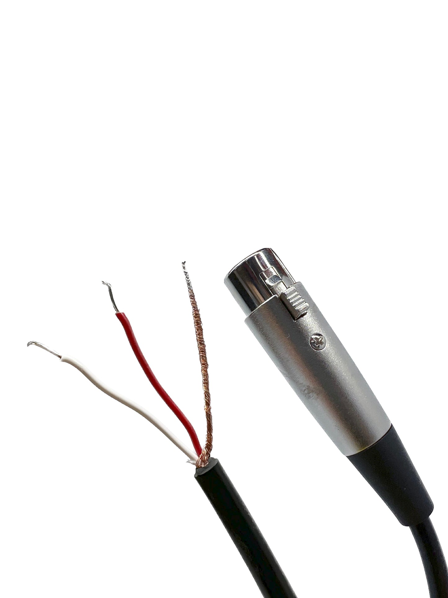 XLR 3 Pin to Blunt Install Cables - 18 AWG Shielded Audio Cable