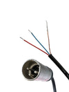 XLR 3 Pin to Blunt Installation Cable with Neutrik XLR Connectors (Male or Female Options)