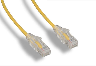 Slim CAT6 Ethernet Patch Cable 28 AWG Molded Boot