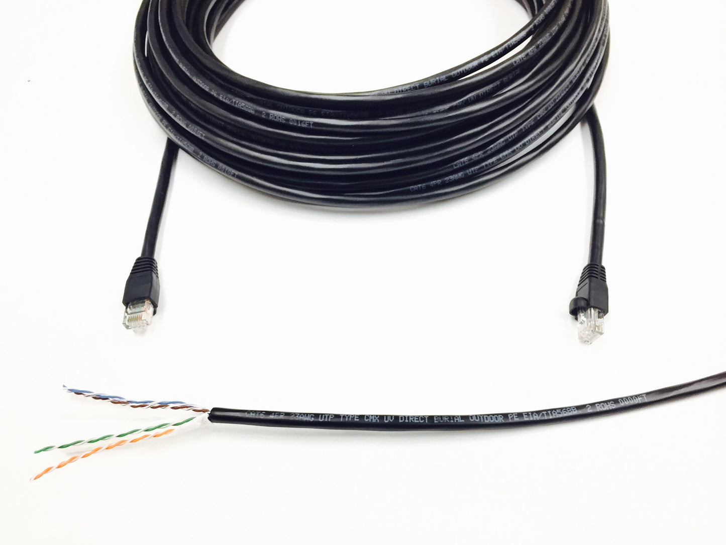 Cat6 UTP UV Outdoor Rated Ethernet Patch Cables