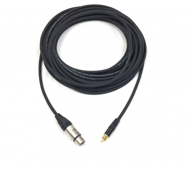 75ft Pro Audio XLR Female to RCA Male Cable