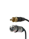 Pro Audio XLR Female to RCA Male Cables