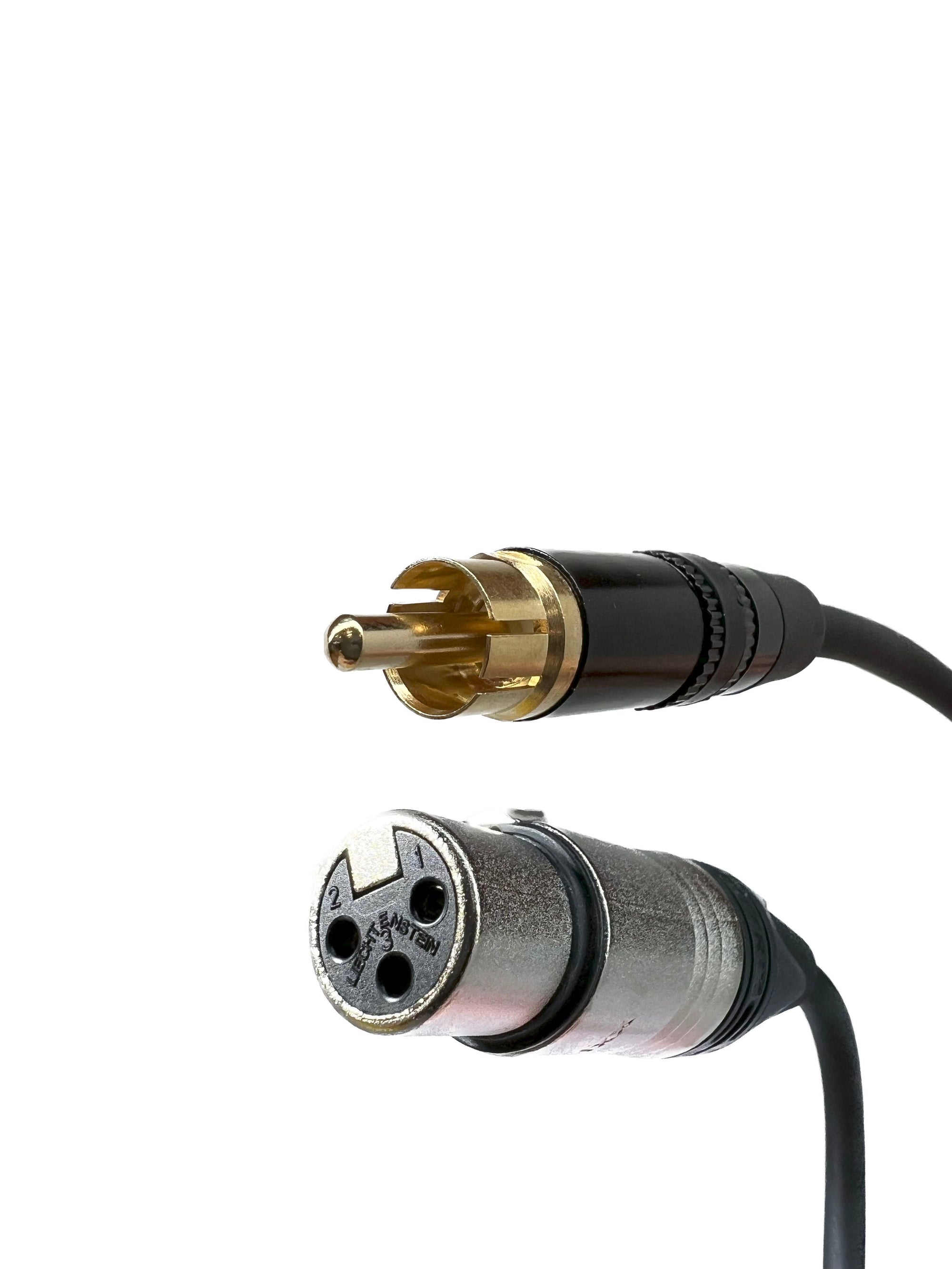 Dual 5ft. Professional Audio Link Cable XLR Female to RCA Male 