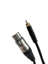 Pro Audio XLR Female to RCA Male Cables