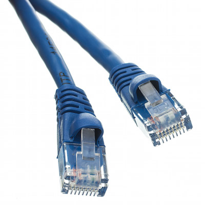 1ft Black CAT6A 500Mhz Snagless Patch Cord