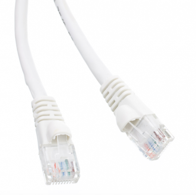 1ft Yellow Cat5e 350MHz Stranded Snagless Patch Cord