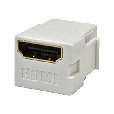 HDMI Keystone Insert Female to Female White