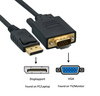 DisplayPort to VGA Video Cable Male to Male