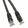 1ft Black CAT6A 500Mhz Snagless Patch Cord
