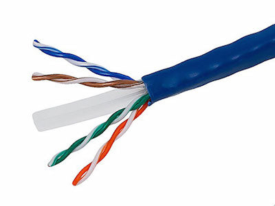 Cat6 UTP Solid PVC Cable - 1000ft