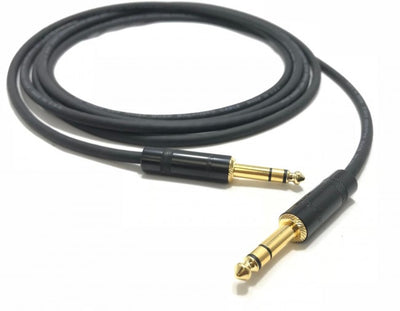 75ft Pro Audio 1/4 inch TRS to 1/4 inch TRS Balanced Cable with Rean NYS228BG