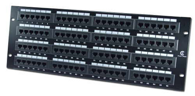 96 Port Cat5e Patch Panel 110 Block 568A & 568B Compatible