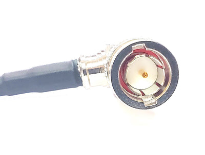 BNC Right Angle to HD Micro BNC Right Angle HD-SDI 12G Belden 4855R Video Coaxial Cable